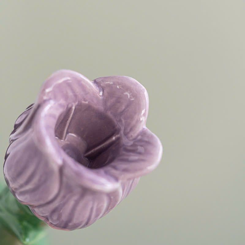 Chân Nến Tulip Gốm