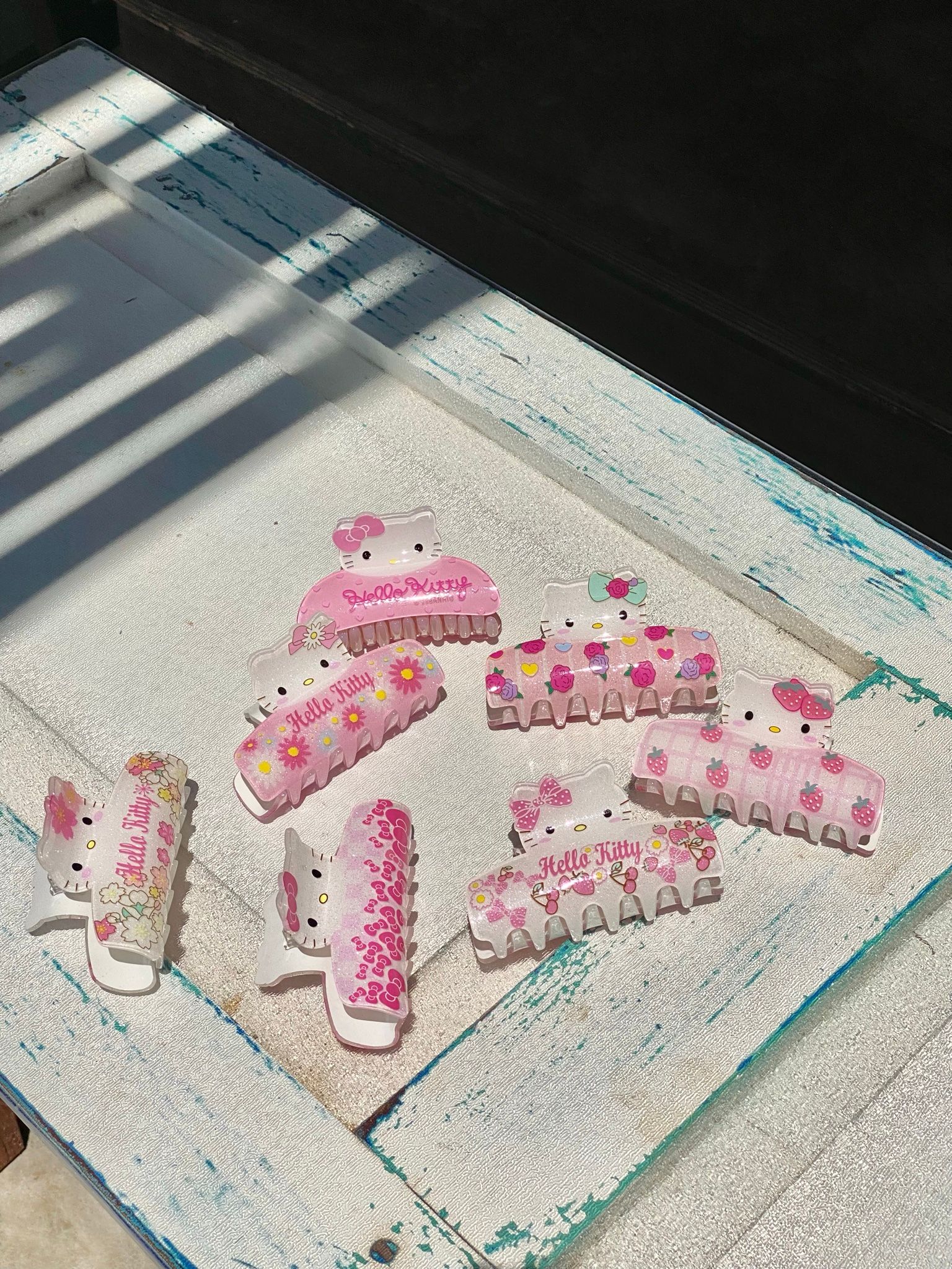 Kẹp Tóc Hello Kitty Hồng
