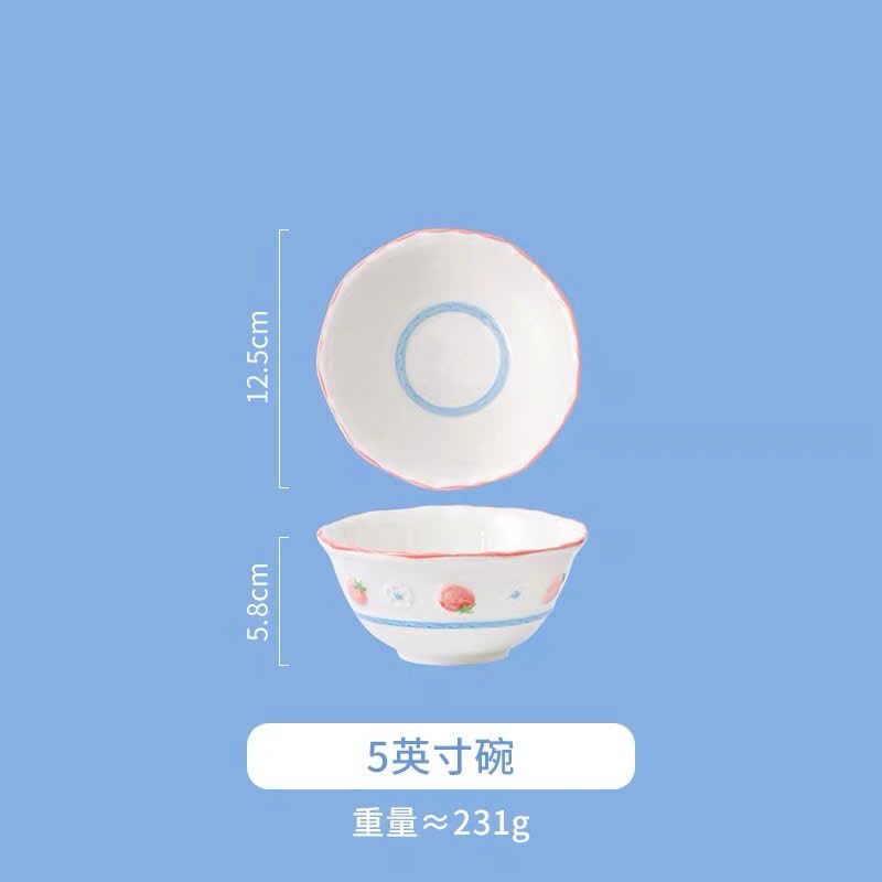 Bộ Đồ Ăn Strawberry Love