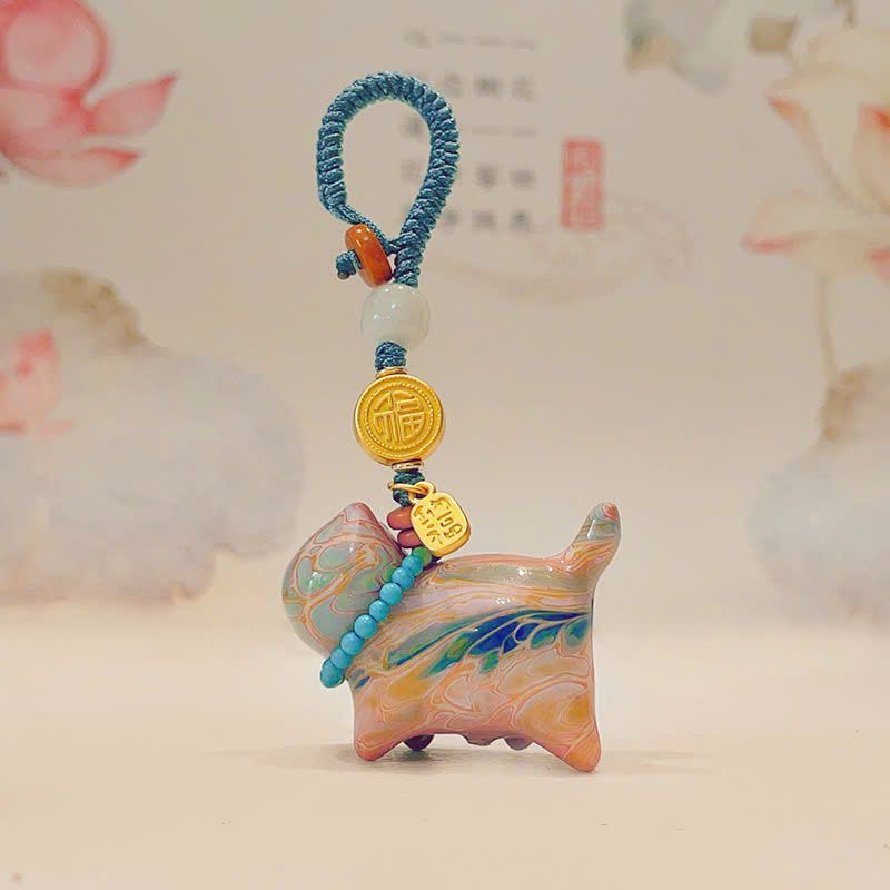Dây Treo Mèo Gỗ Đàn Hương