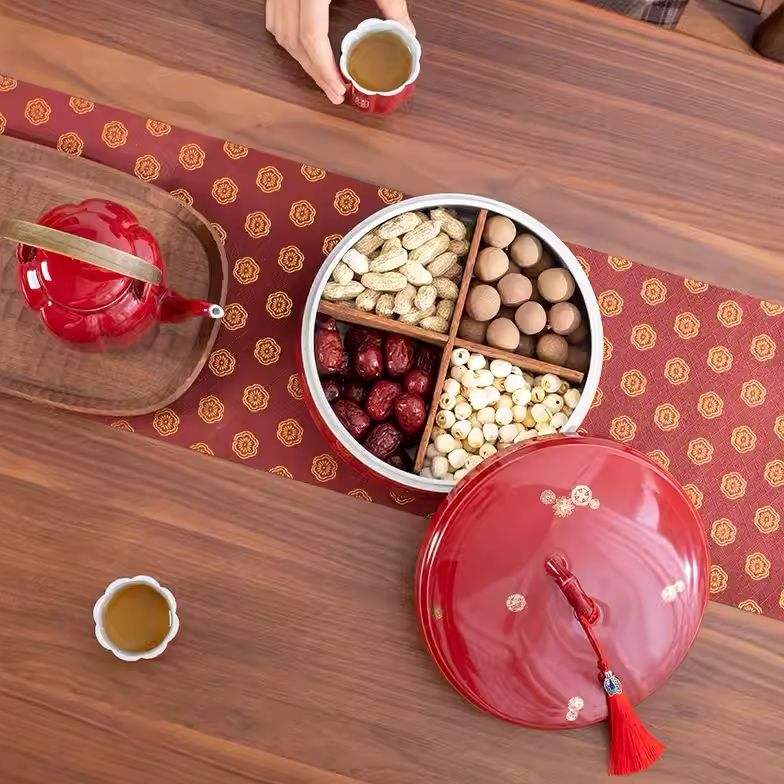 Khay Mứt Đỏ Tài Lộc
