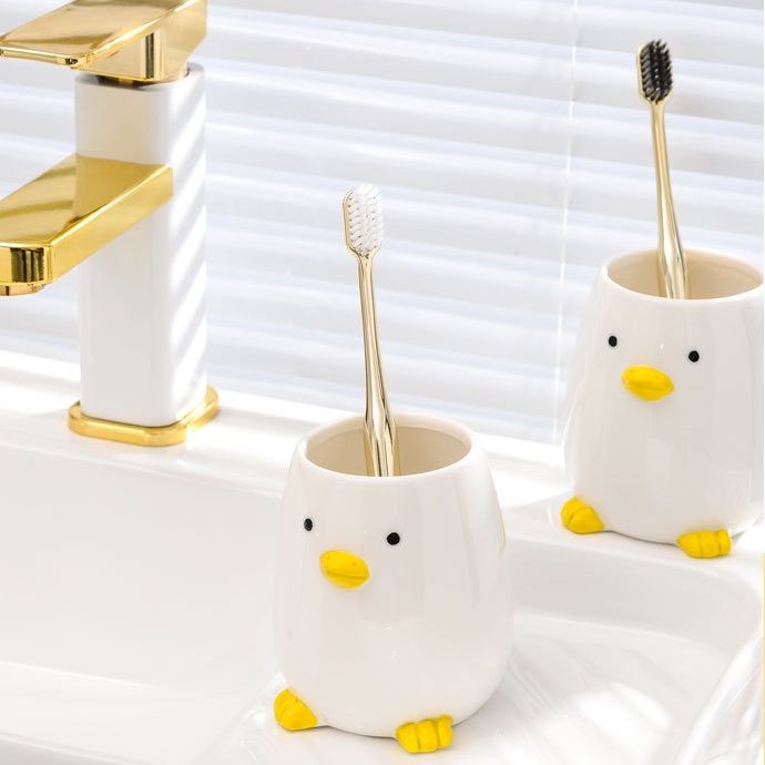 Cốc Sứ Đựng Đồ Dùng Ahiru