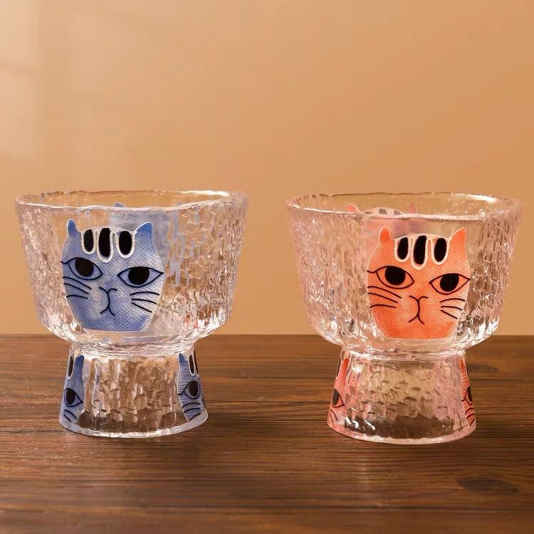 Ly Thuỷ Tinh Mèo 3D
