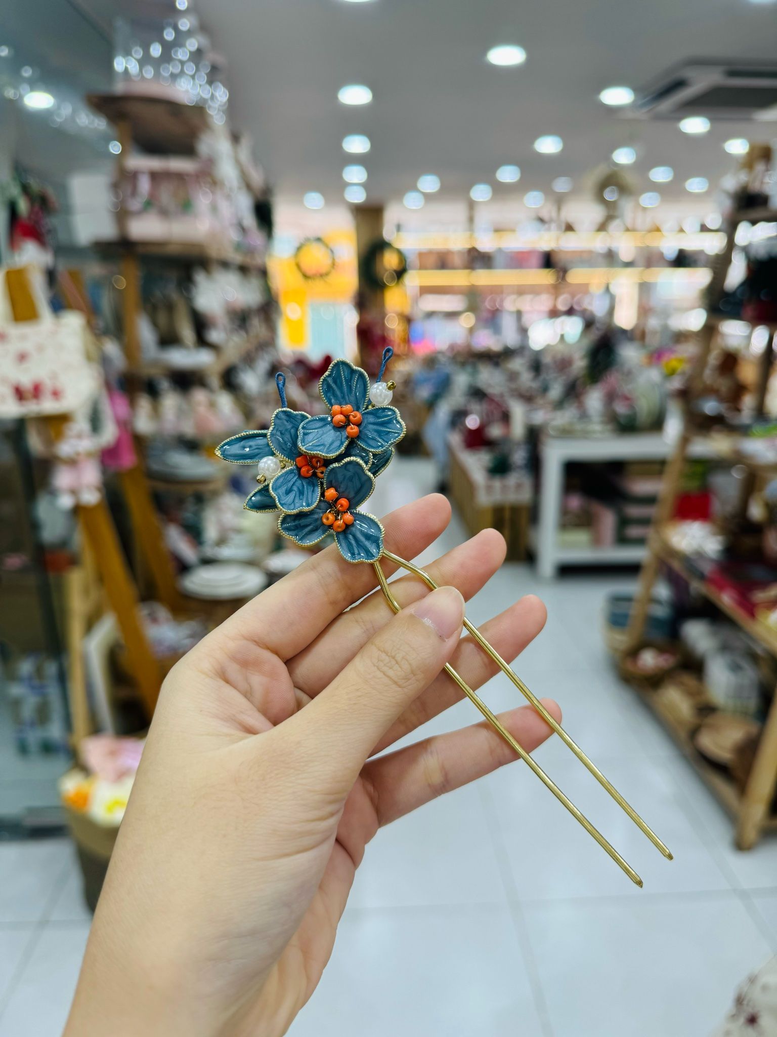 Trâm Cài Tóc 3 Bông Hoa