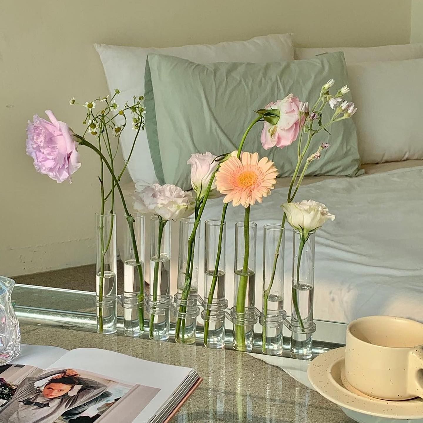 Set 6 Ống Nghiệm Cắm Hoa Hàn Quốc