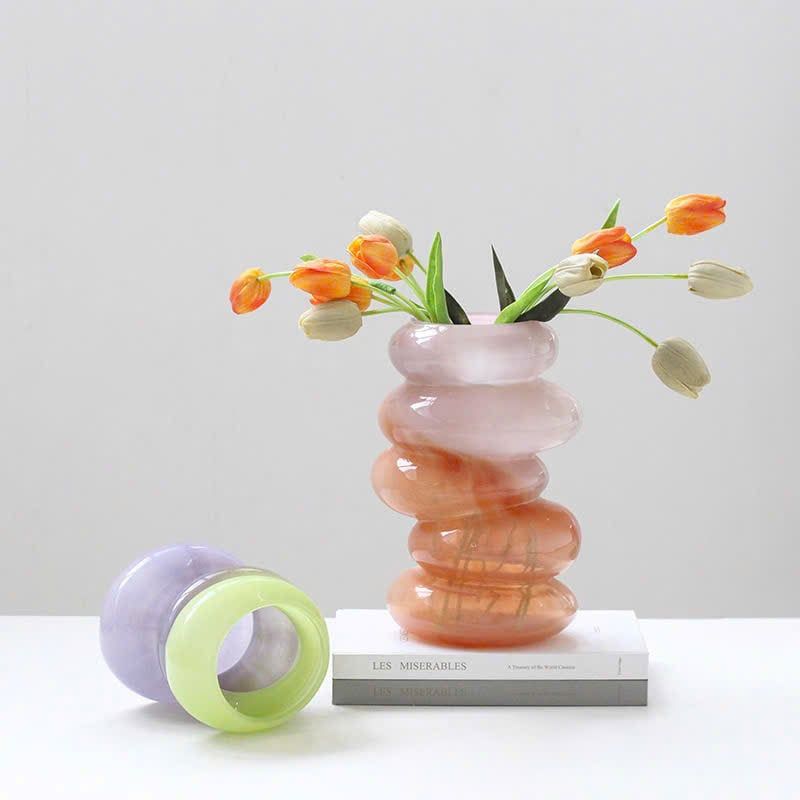 Bình Hoa Donut Pastel