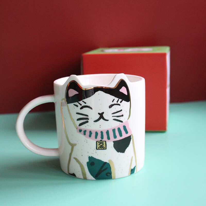 Cốc Sứ Mèo Nhật