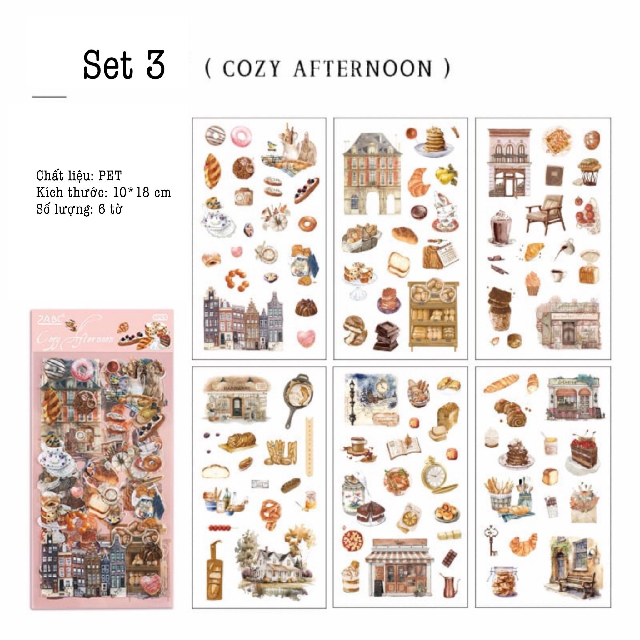 Set Sticker Chống Nước