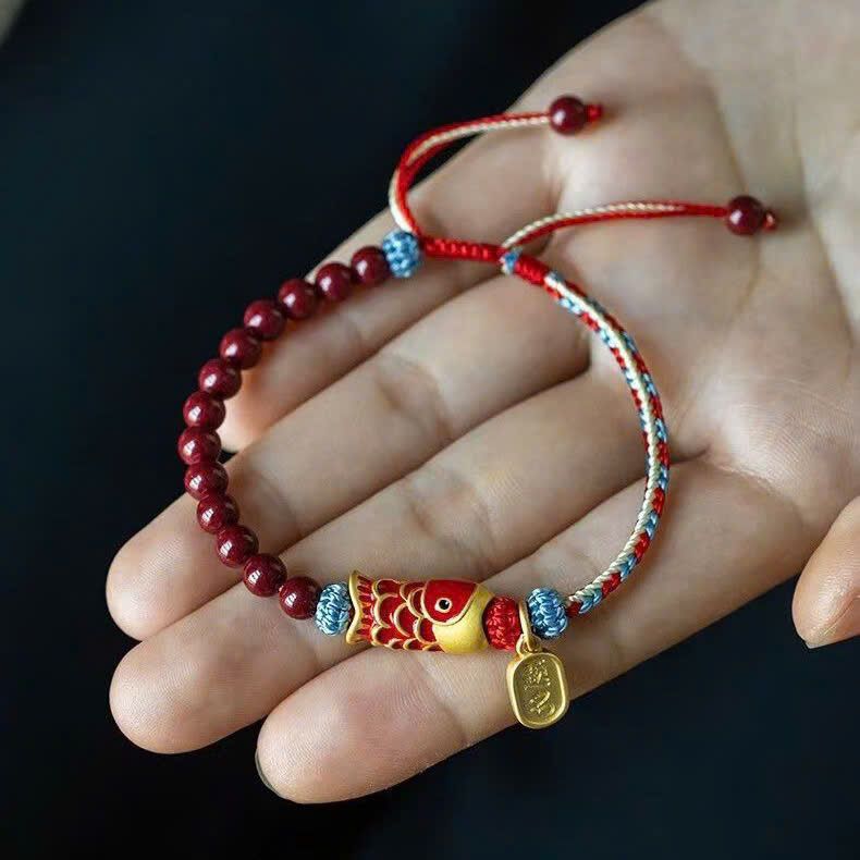 Vòng Tay Cá Koi Hạt Ngọc