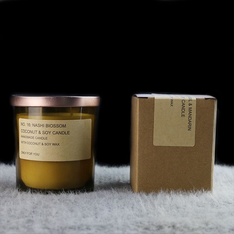 Nến Thơm Nắp Rosegold