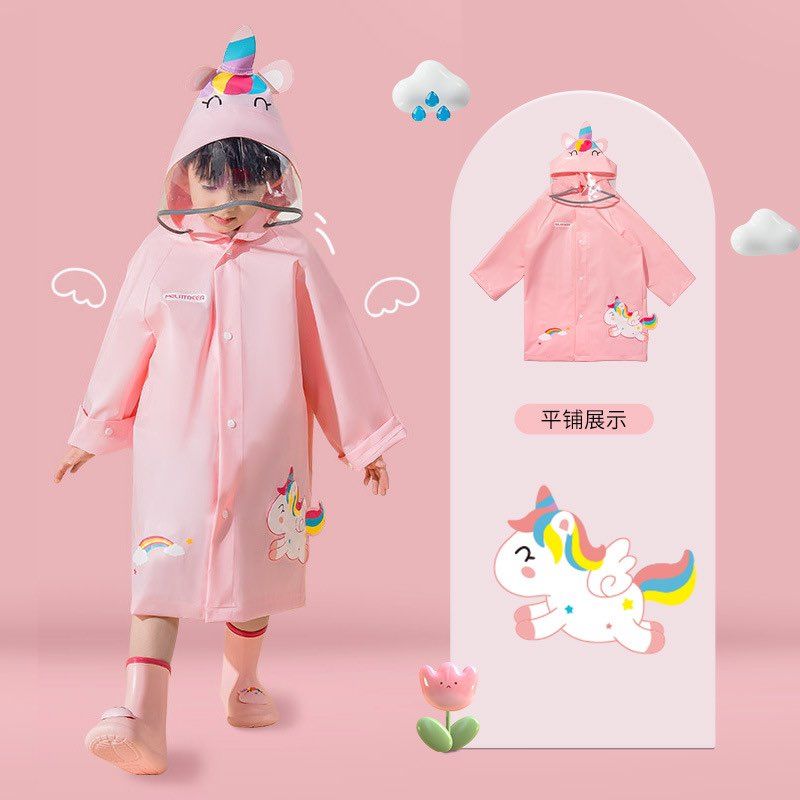Áo Mưa Hoạt Hình Cho Bé