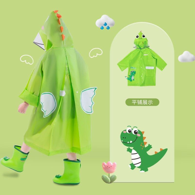 Áo Mưa Hoạt Hình Cho Bé