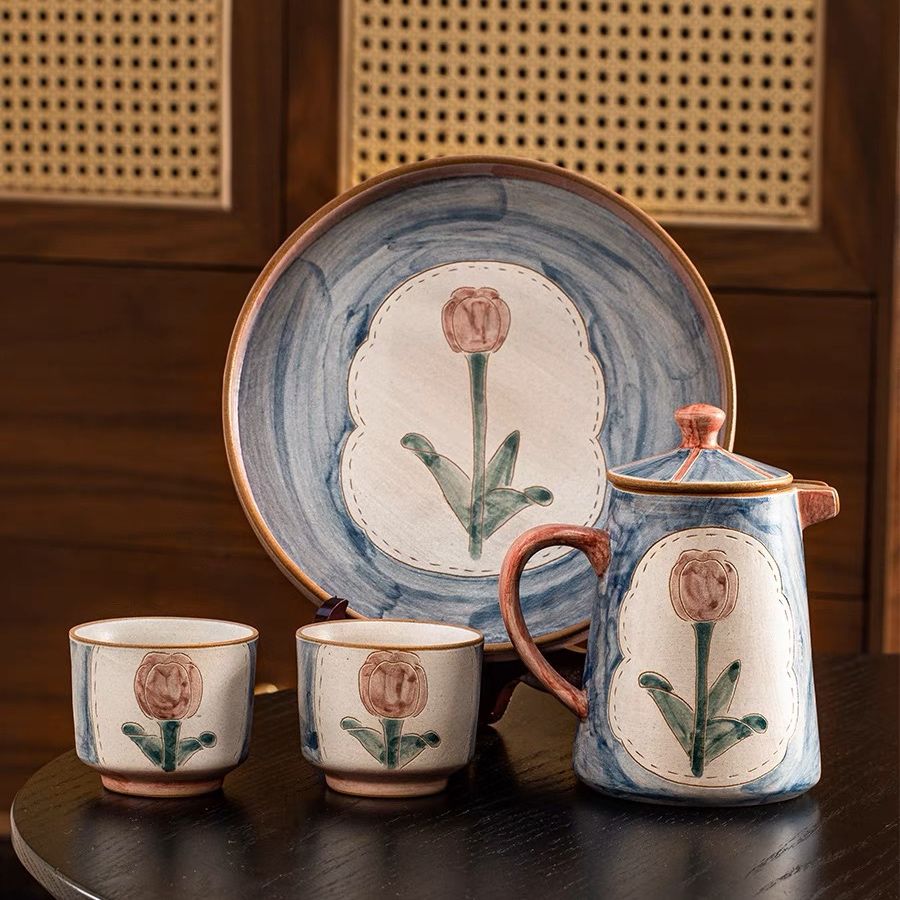 Set Trà Gốm Tulip