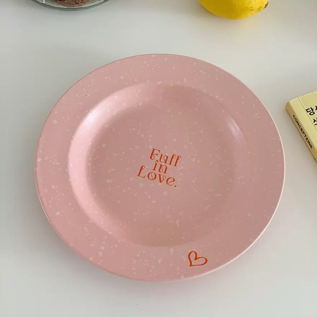 Đĩa, Ly Gốm Full In Love