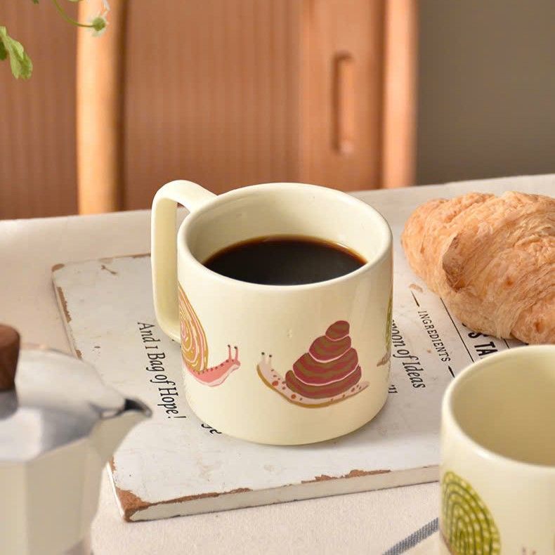 Cốc Gốm Ốc Sên Hoạt Hình