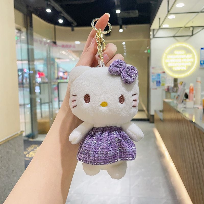 Móc Khóa Bông Hello Kitty