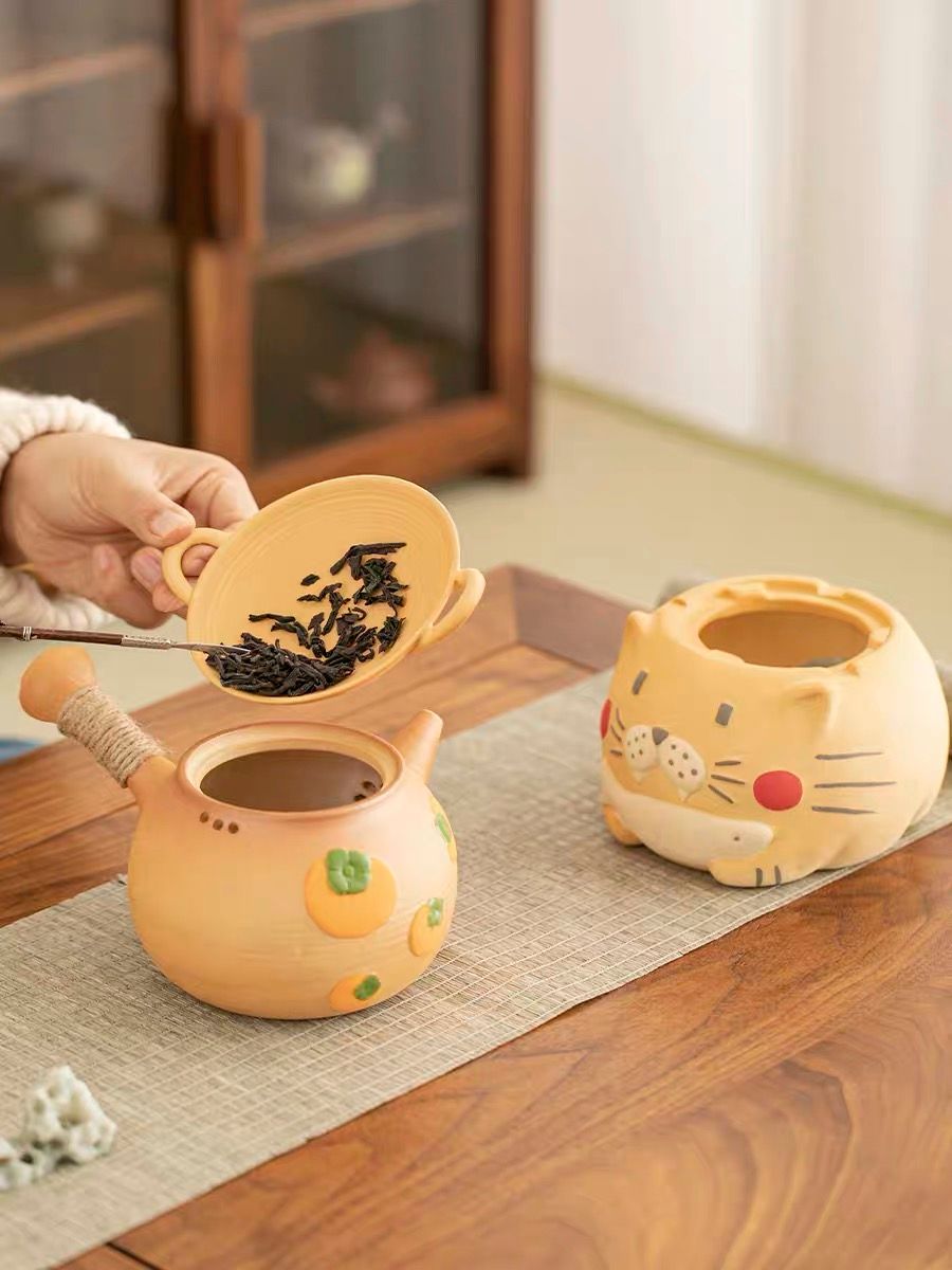 Bếp Gốm Mèo Hong Trà