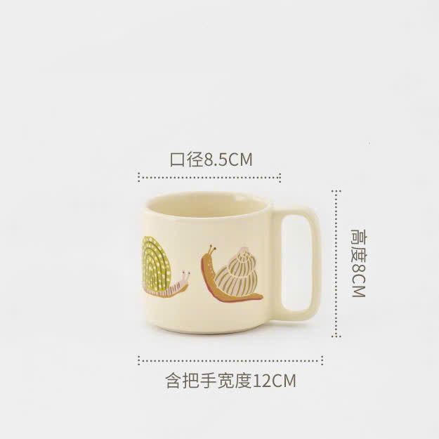Cốc Gốm Ốc Sên Hoạt Hình