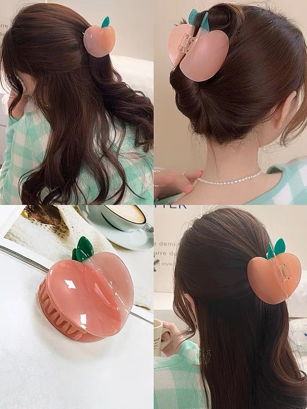 Kẹp Tóc Đào Hồng