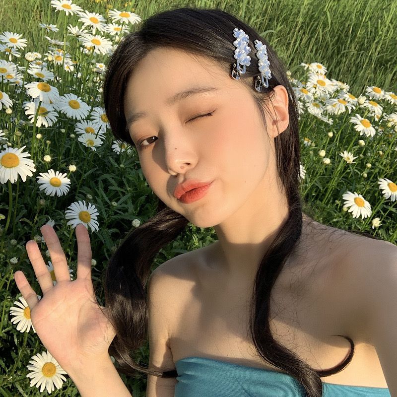 Kẹp Tóc Flowers Mirror