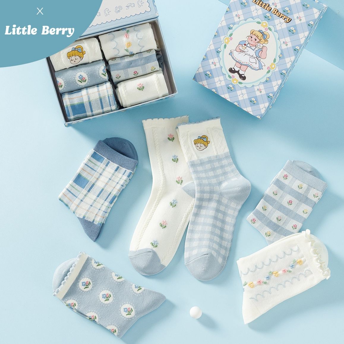 Set Tất Cổ Tích Little Berry