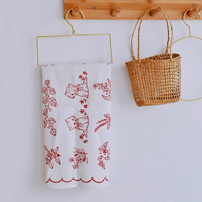 Khăn Trải Bàn Cat Flowers
