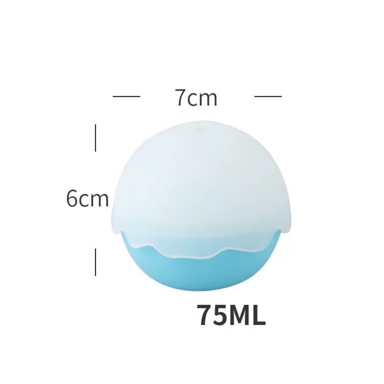 Khuôn Làm Đá Silicon Tròn