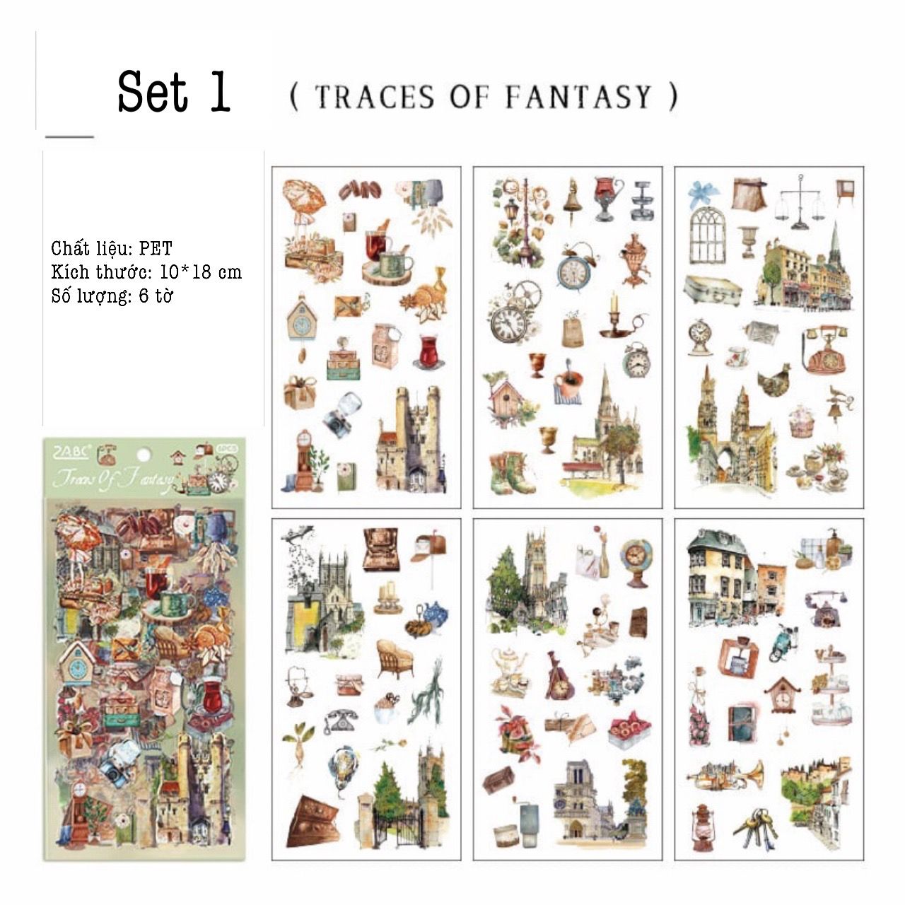 Set Sticker Chống Nước
