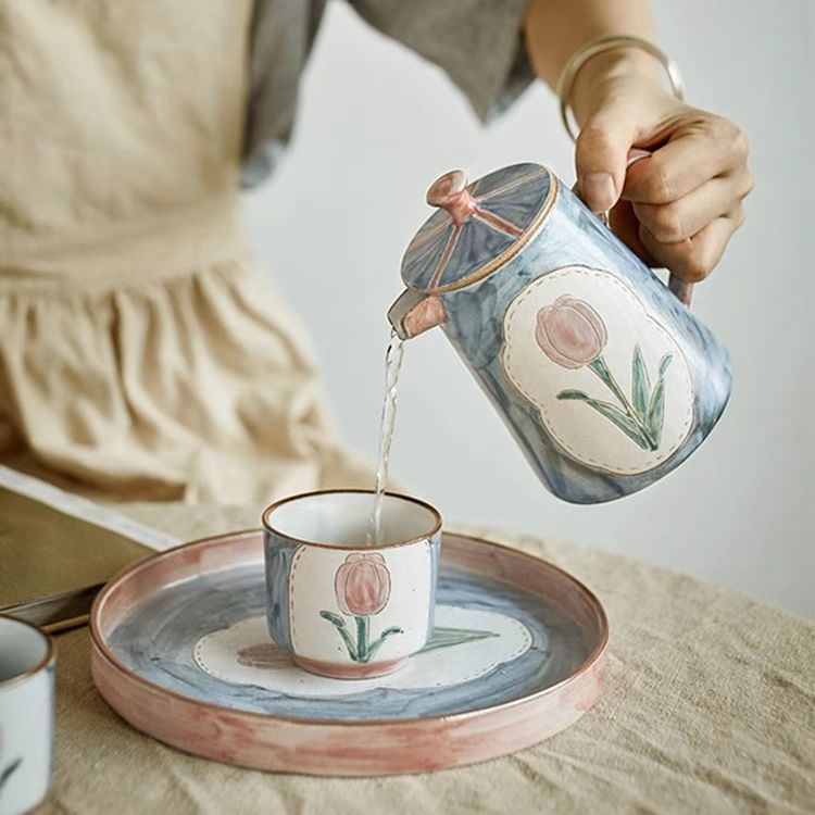 Set Trà Gốm Tulip