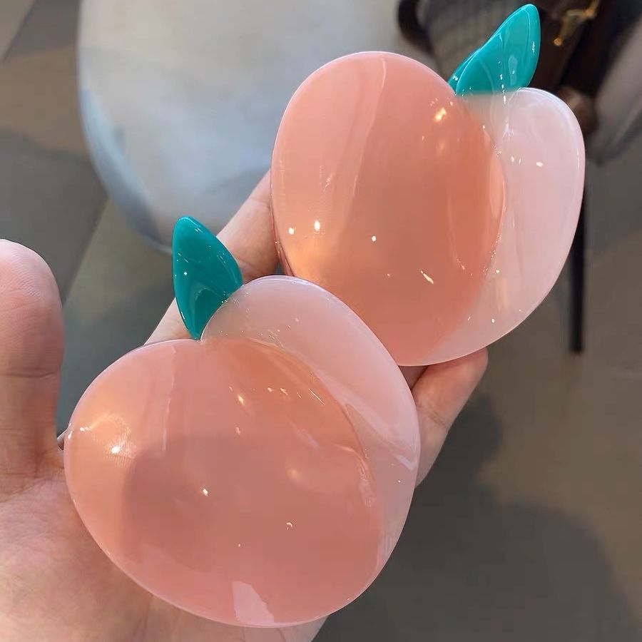 Kẹp Tóc Đào Hồng