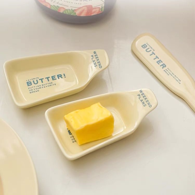 Set Bàn Ăn Gốm Breads Màu Bơ