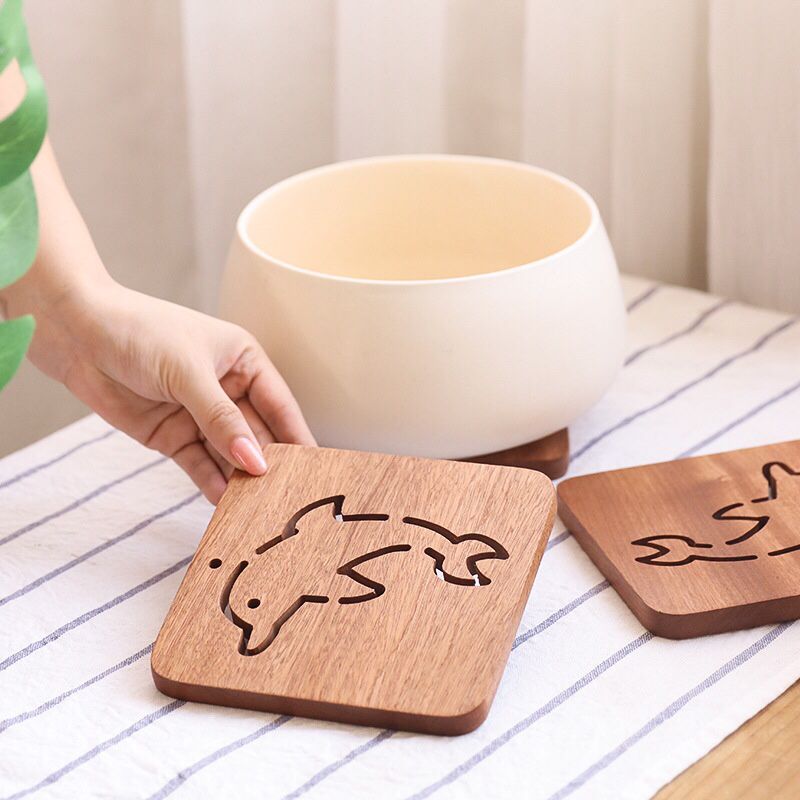 Lót gỗ Cá Vuông