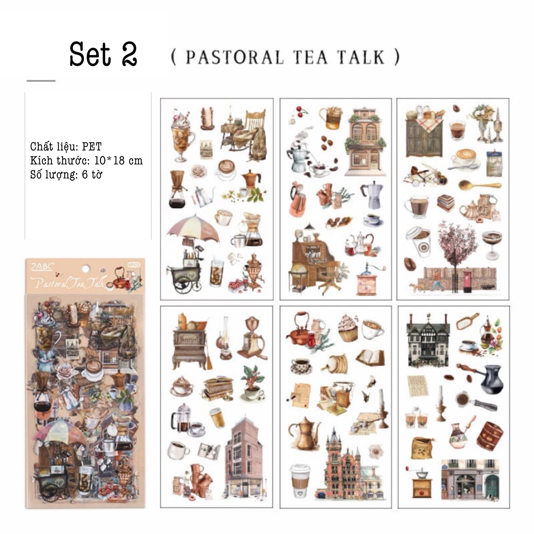 Set Sticker Chống Nước