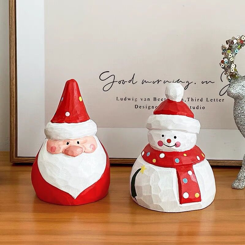 Santa, Người Tuyết Khắc Gỗ