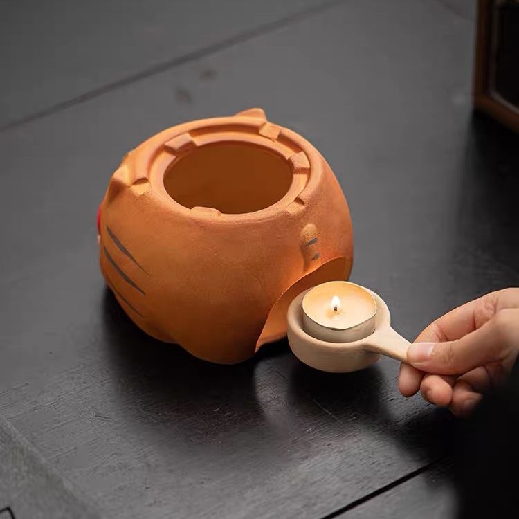 Bếp Gốm Mèo Hong Trà