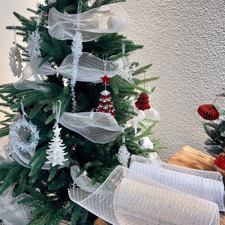 Dải Lưới Trang Trí Cây Thông Noel