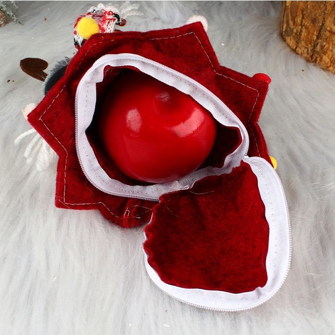 Túi Đồ Giáng Sinh Xám Đỏ
