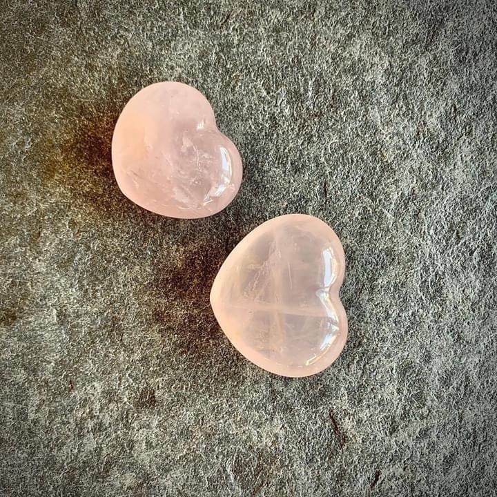 Rose Quarzt trái tim sz M
