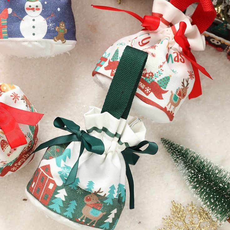 Túi Rút Vải Merry Christmas