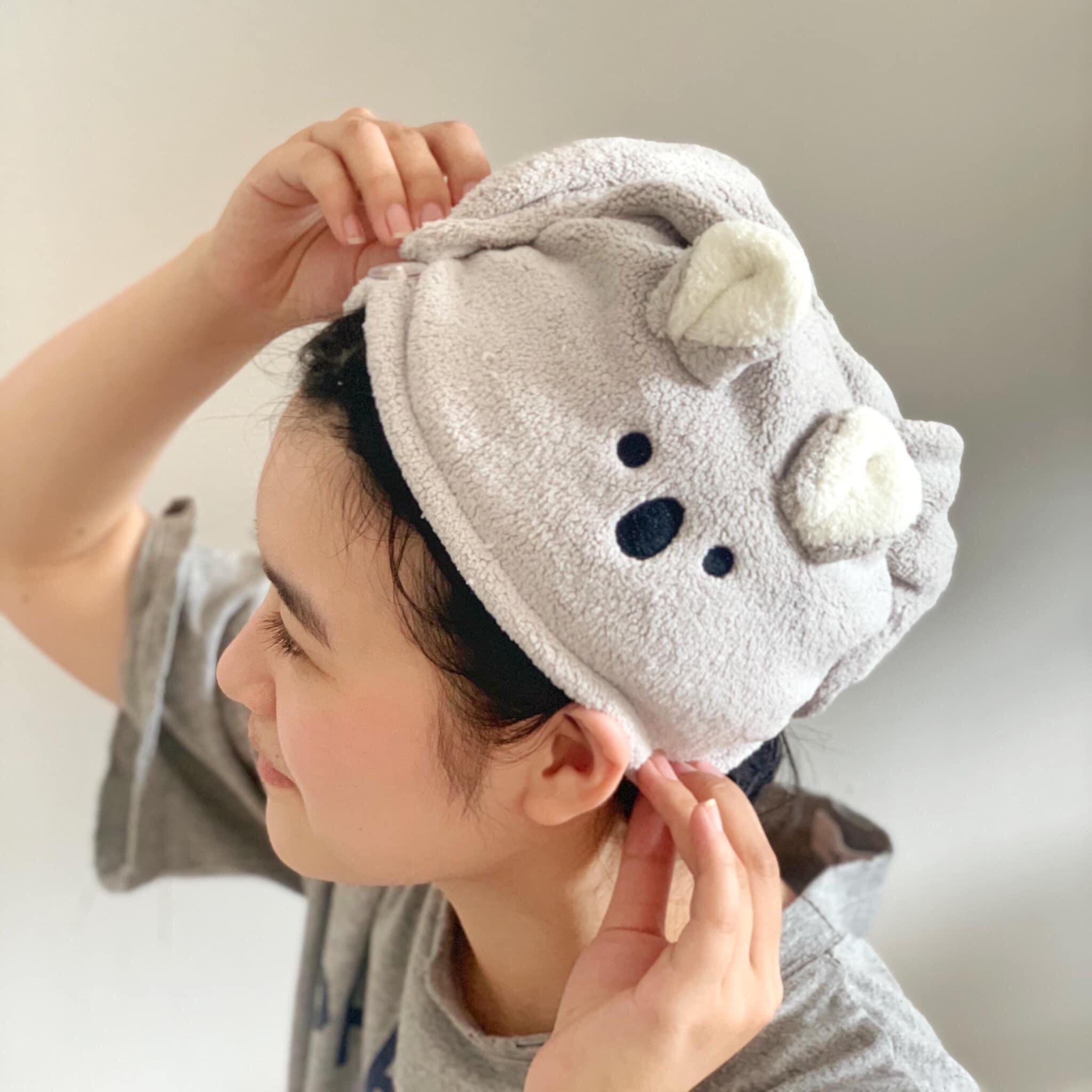 Khăn Trùm Đầu Chú Gấu