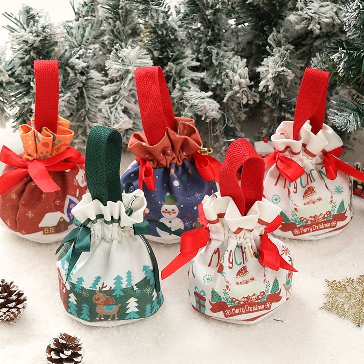Túi Rút Vải Merry Christmas