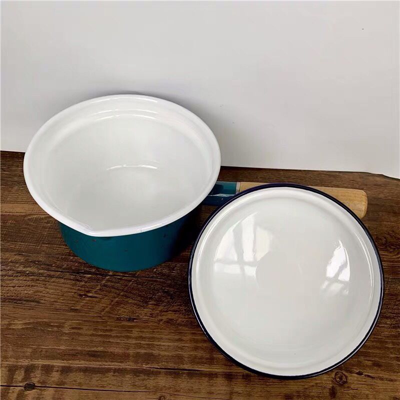 Nồi Tráng Men xanh lam (20cm)