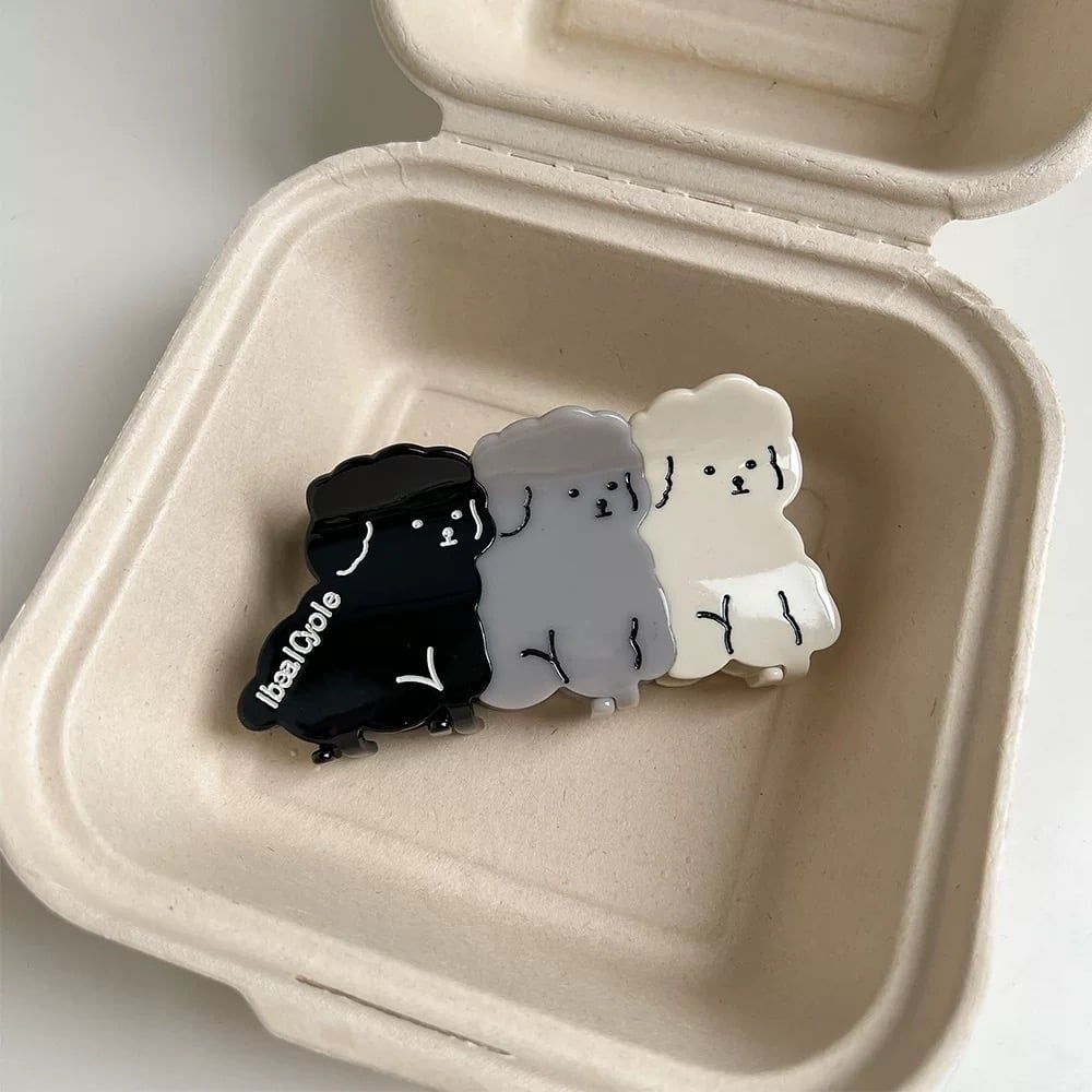 Kẹp Tóc Ba Chú Cún