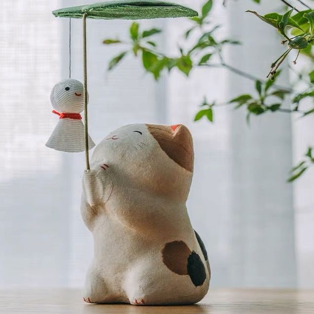 Tượng Mèo Teru Teru Bozu