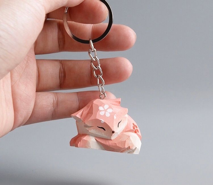 Móc Khóa Khắc Gỗ