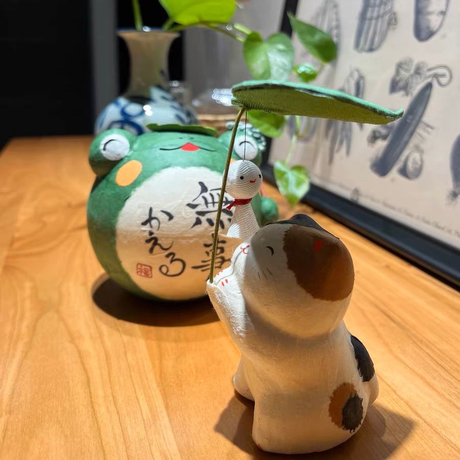 Tượng Mèo Teru Teru Bozu