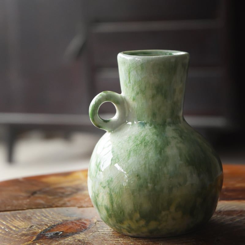 Bình Hoa Cổ Điển Rêu Xanh
