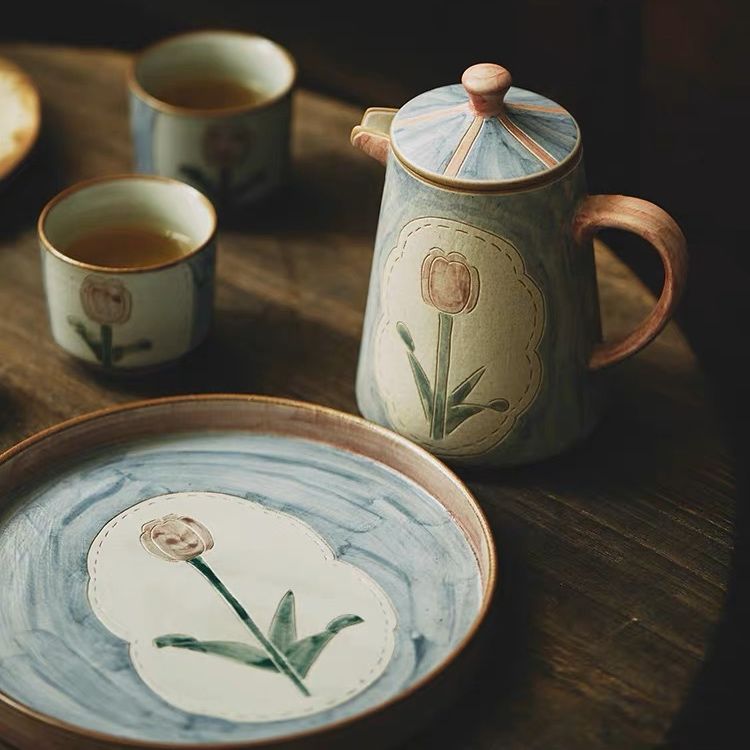 Set Trà Gốm Tulip