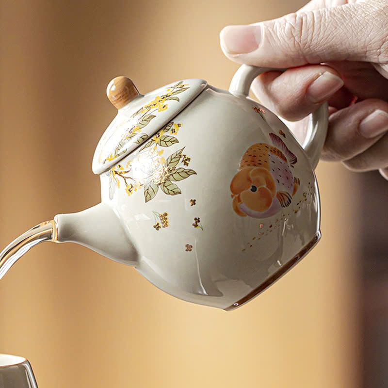 Bộ Trà Cụ Cá Vàng Múp Míp