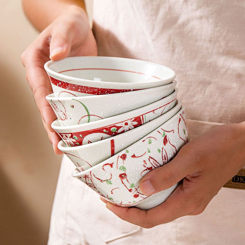 Set Bát Sứ Thỏ Ngọc Tuyết